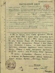 Орден: Александра Невского. 28.07.1944