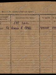 Учётно - послужная картотека.